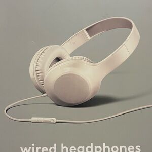 heyday Cream Over-Ear Wired Headphones